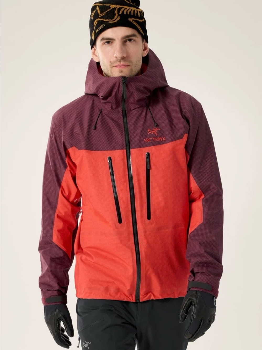Arc'teryx Alpha Men’s Jacket Size L Mars/Dynasty GORE-TEX $700 New